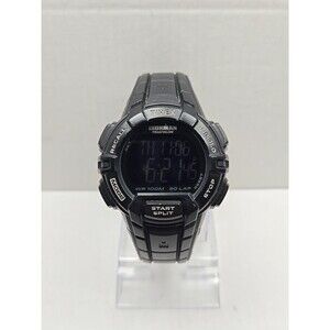 Timex Ironman Rugged 30 Laps Watch Indiglo 45mm Black Chrono Digital New Battery